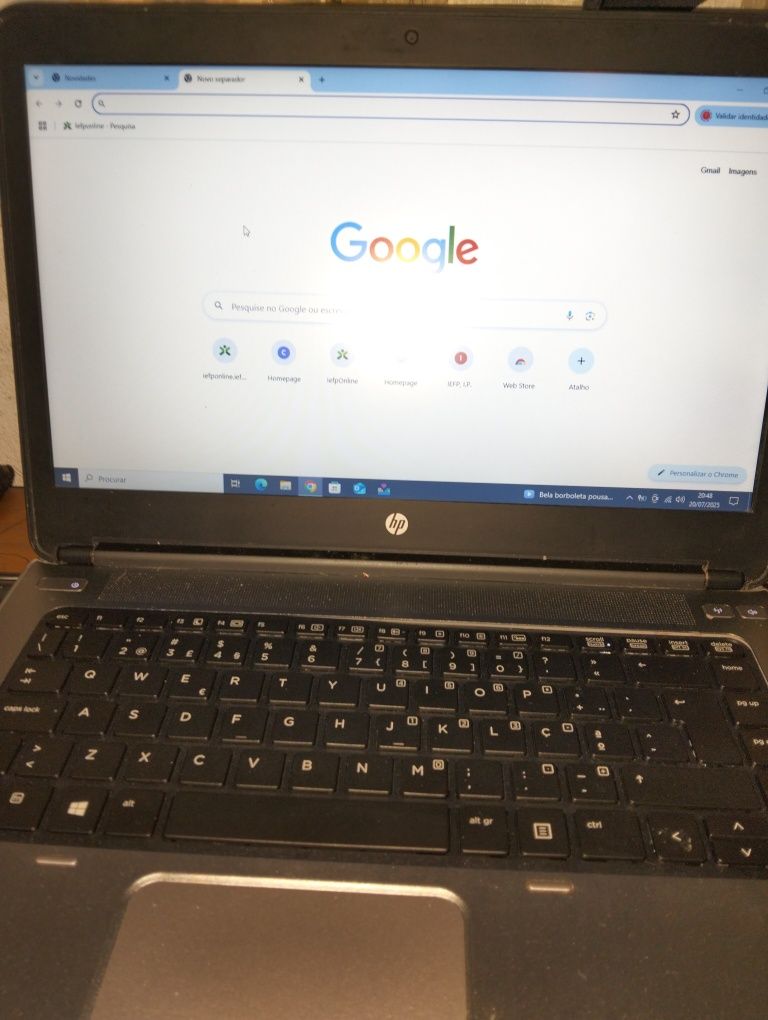 Computador hp embrurrachado