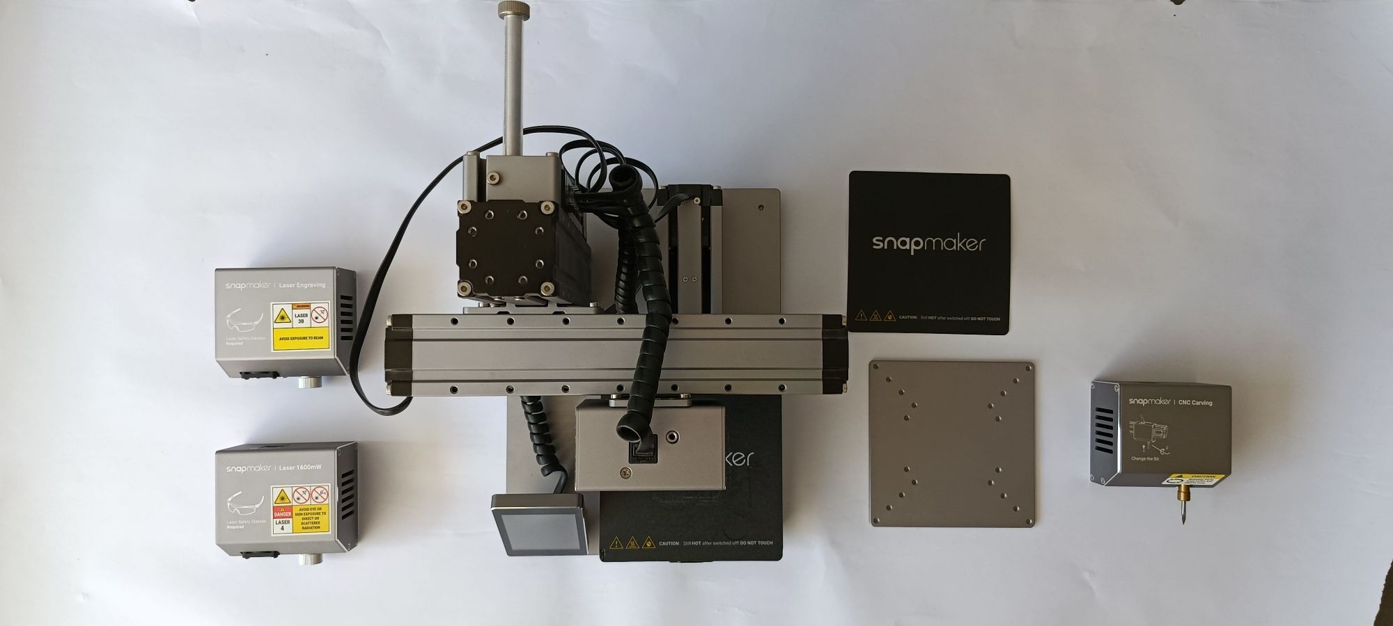 Impressora 3D + CNC + laser - Snapmaker 3 em 1