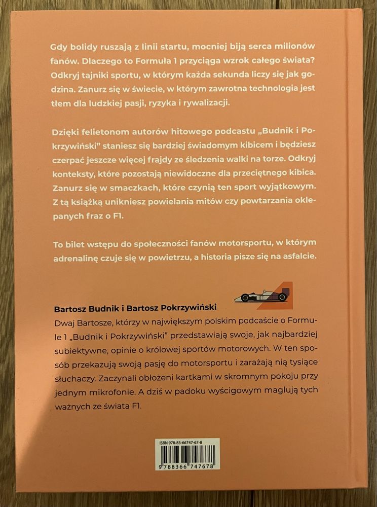 Książka Formuła 1 według Bartków + autograf