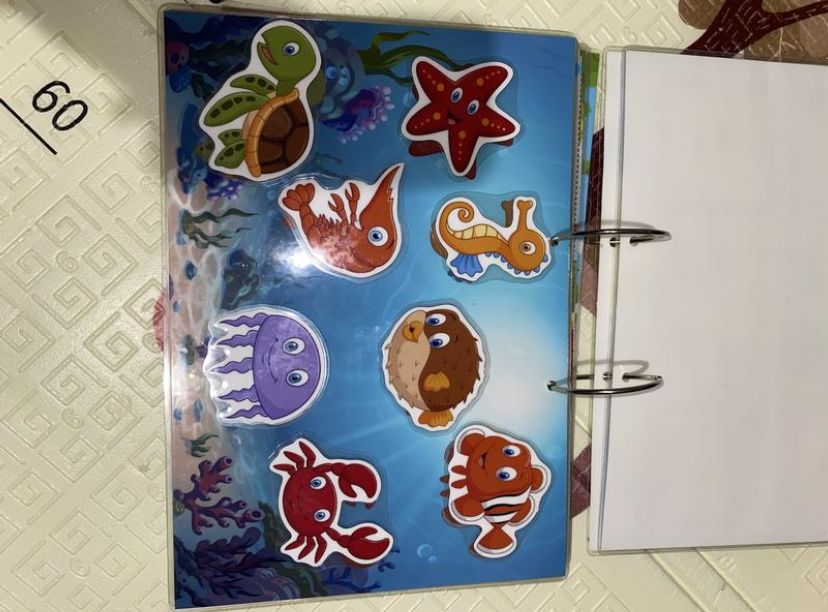 Розвиваючий альбом на липучках