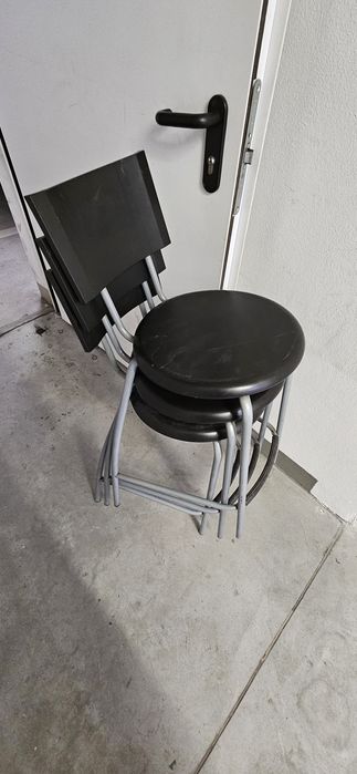 Krzesła Hokery 3szt