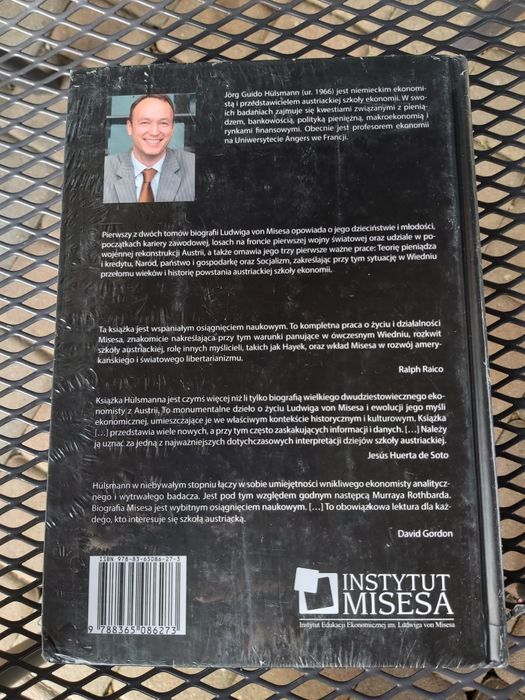 Książka Ludwig von Mises Hulsmann Wydawnictwo Instytut Misesa.