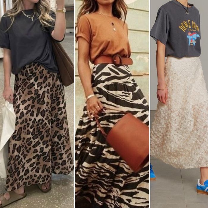 Довга спідниця L леопард зебра бежевий