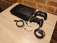 MEGA ZESTAW / Konsola PS3 Super Slim 320 GB + 2 pada + 33 gry