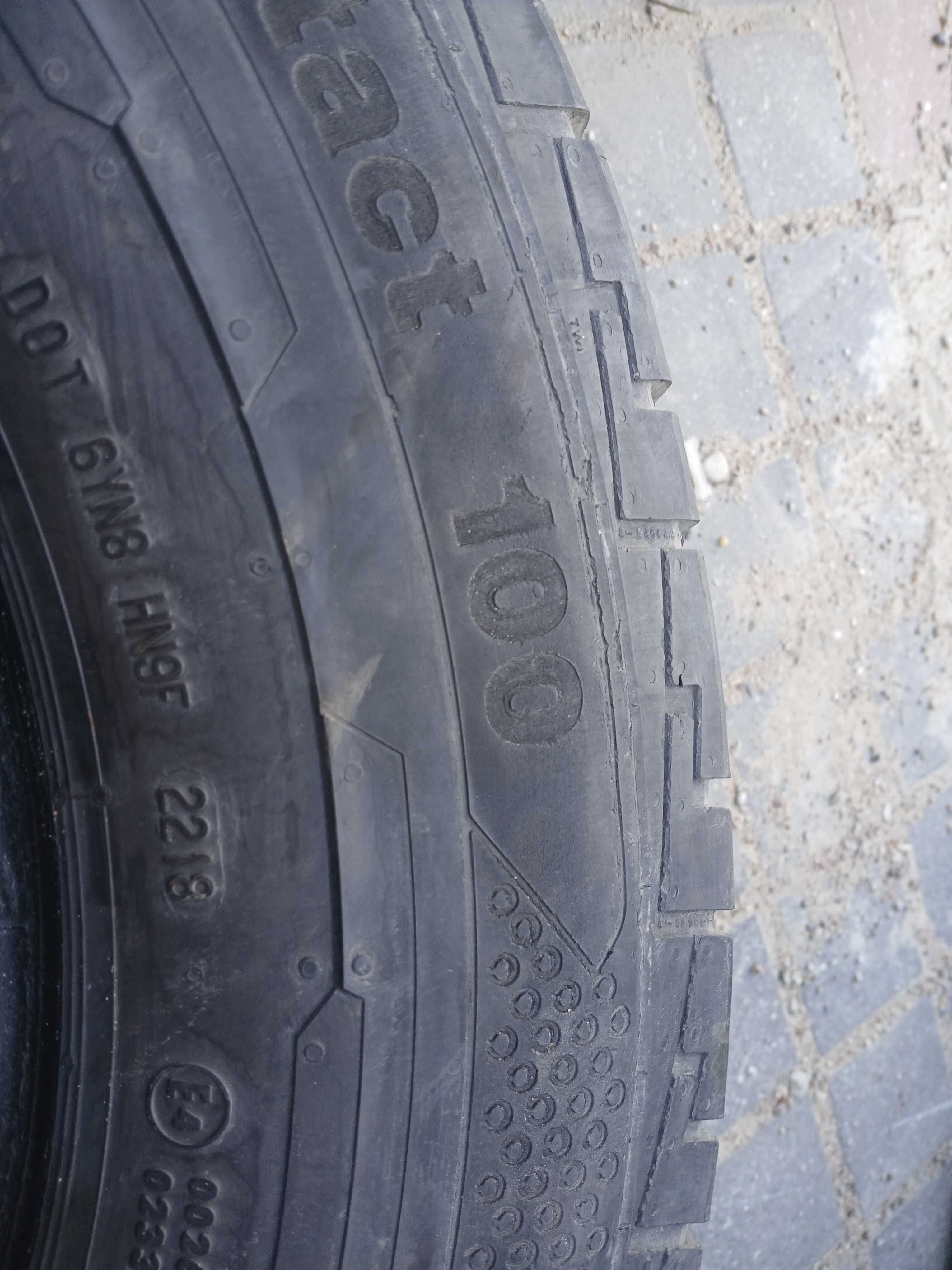 2x używane opony letnie 215/75 R16C Continental Gwarancja Montaż