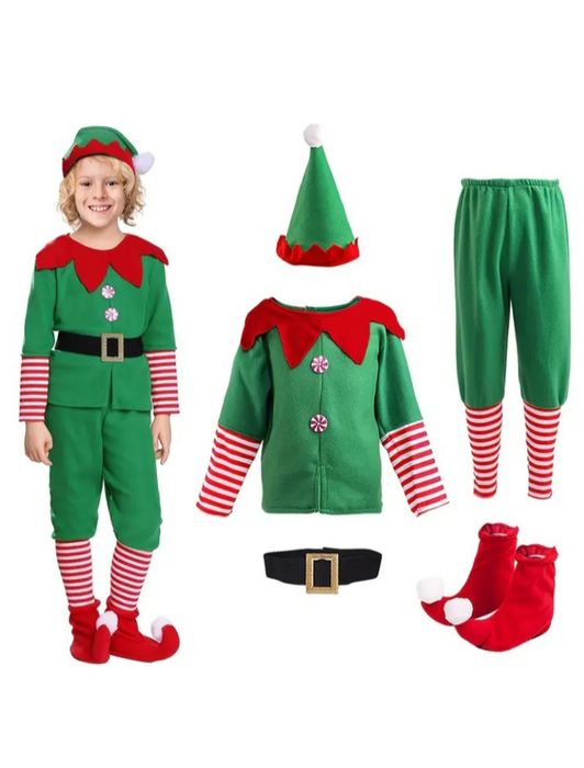 Карнавальний маскарадний костюм 4, 5, 6, 7, 8,9, 10 років гном ельф