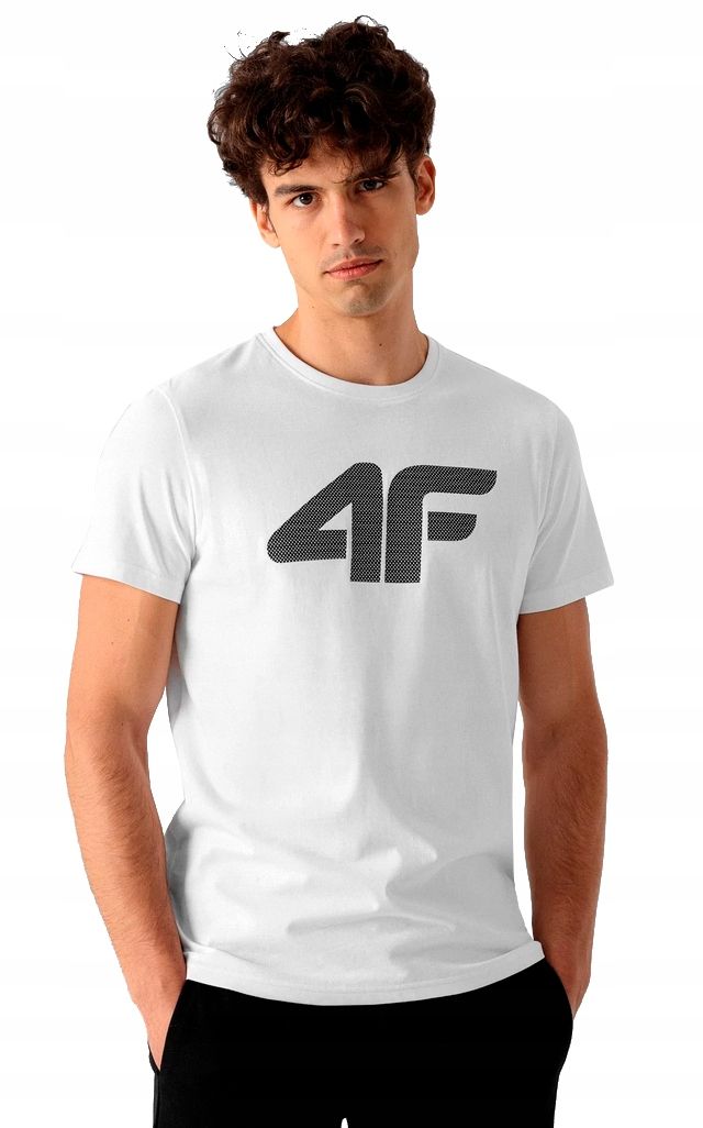 4f Męska Koszulka T-shirt Bawełna / rozm M