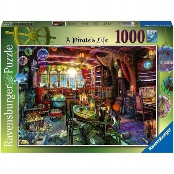 Puzzle 1000 Pirackie Życie, Ravensburger