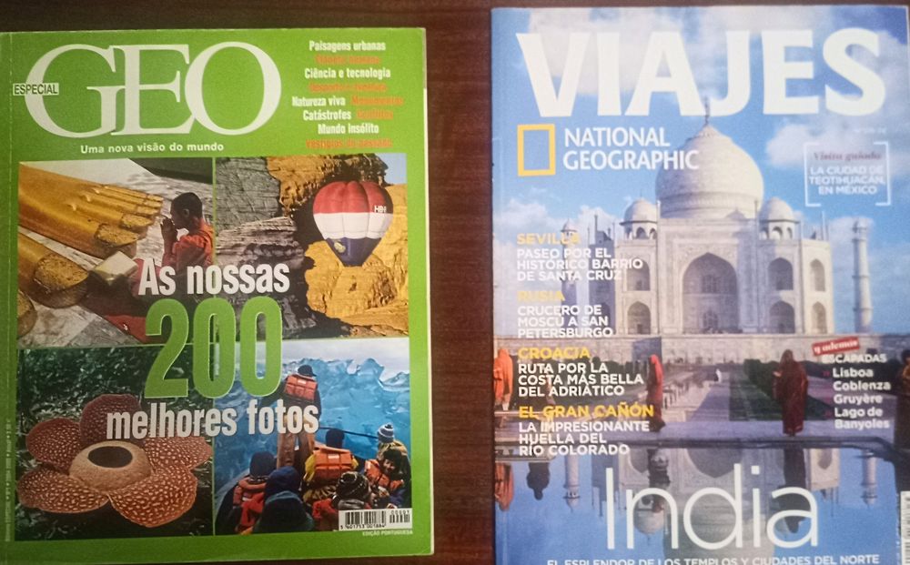 Revistas várias de viagens