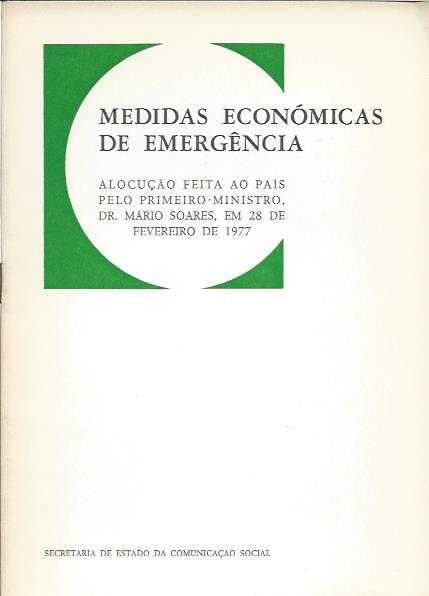 Medidas económicas de emergência-Mário Soares