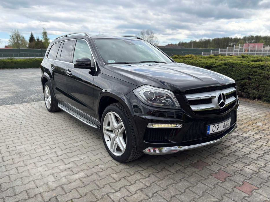 Mercedes GL 350 d X166 pakiet AMG salon Polska niski przebieg 7-miejsc