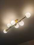 Piękna lampa sufitowa 6 kloszy