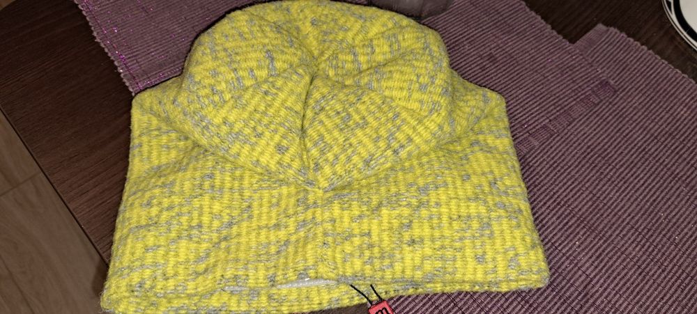 Czapka Monnari nowa limonkowa