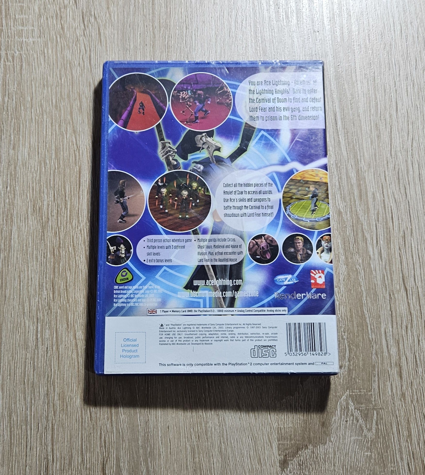 Gra Ace Lightning Ps2 Playstation 2 Komplet 3xA BDB