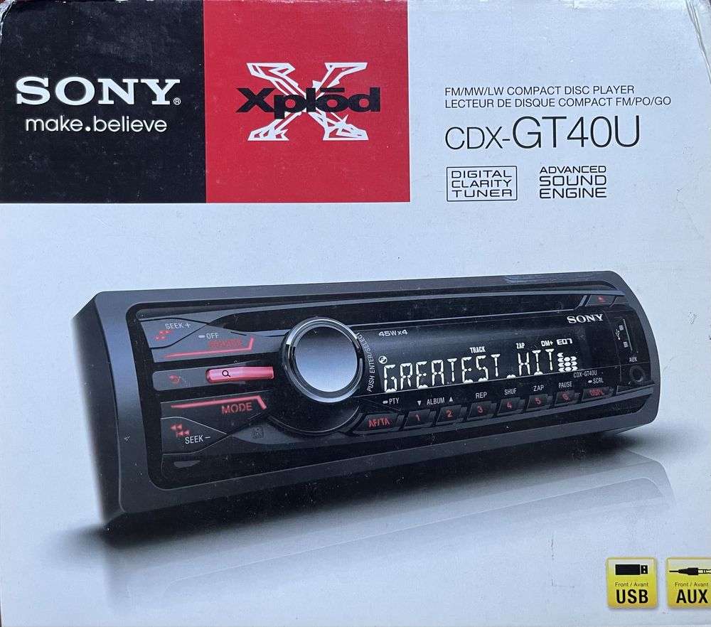 Sony CDX - GT 4OU