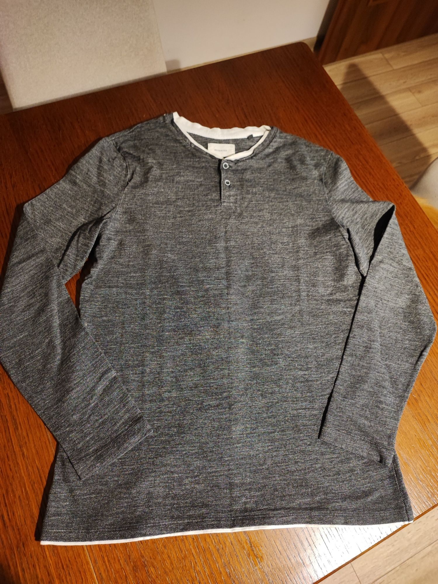 Bluzka męska, Longsleeve regular, L