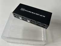 Przełącznik audio video processor 4k DP USB KVM Switch 2x2