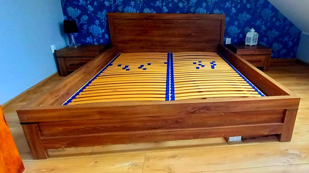 Nowoczesny komplet łóżko 160×200 +komoda