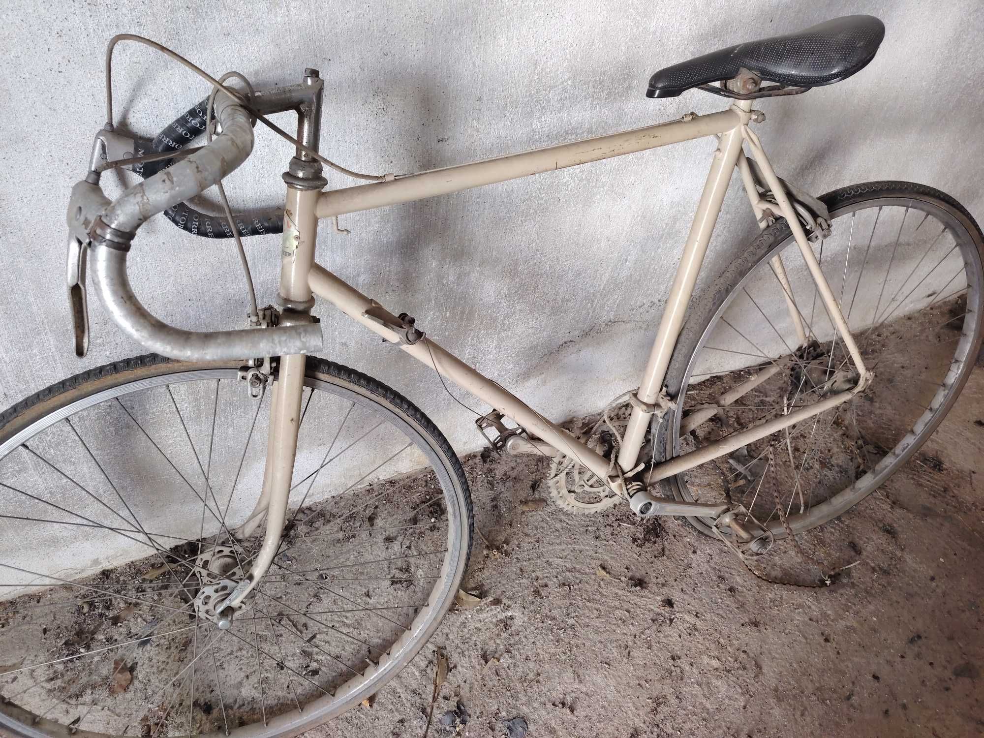 Bicicleta de corrida clássica