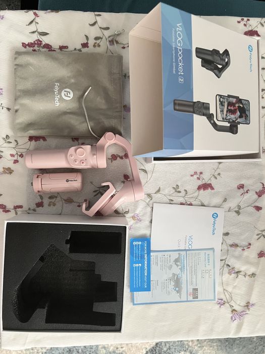 Стабилизатор для телефона Feiyu Vlog  pocket 2 розовый