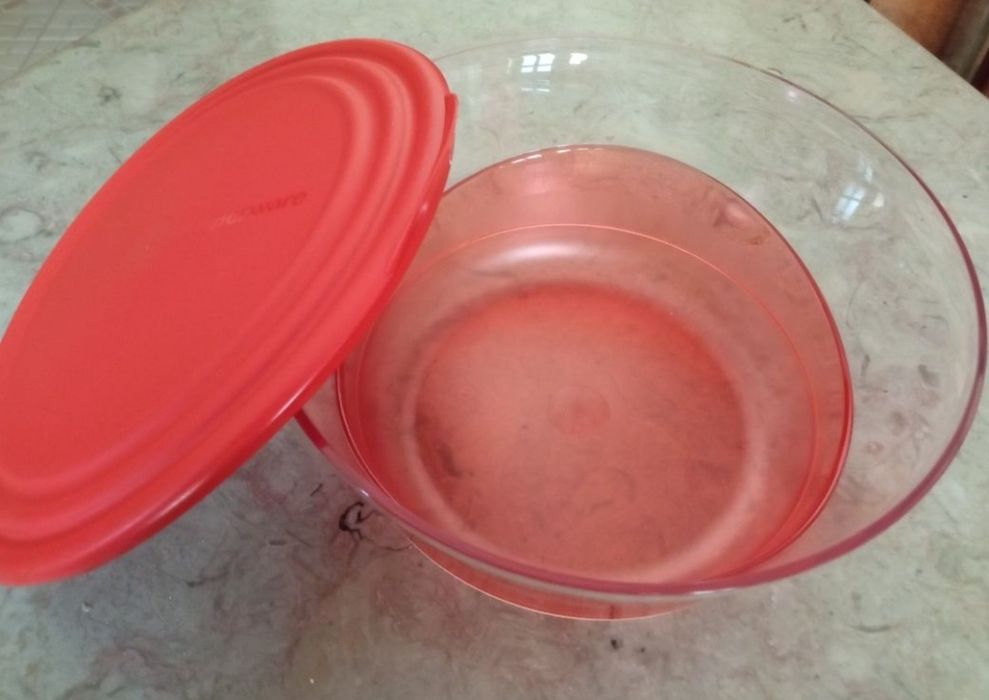 Tupperware SALADEIRA Cristal vermelho