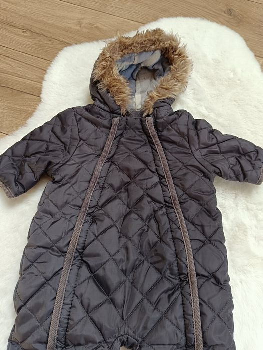 Zimowy ocieplany kombinezon chłopięcy 56 cm