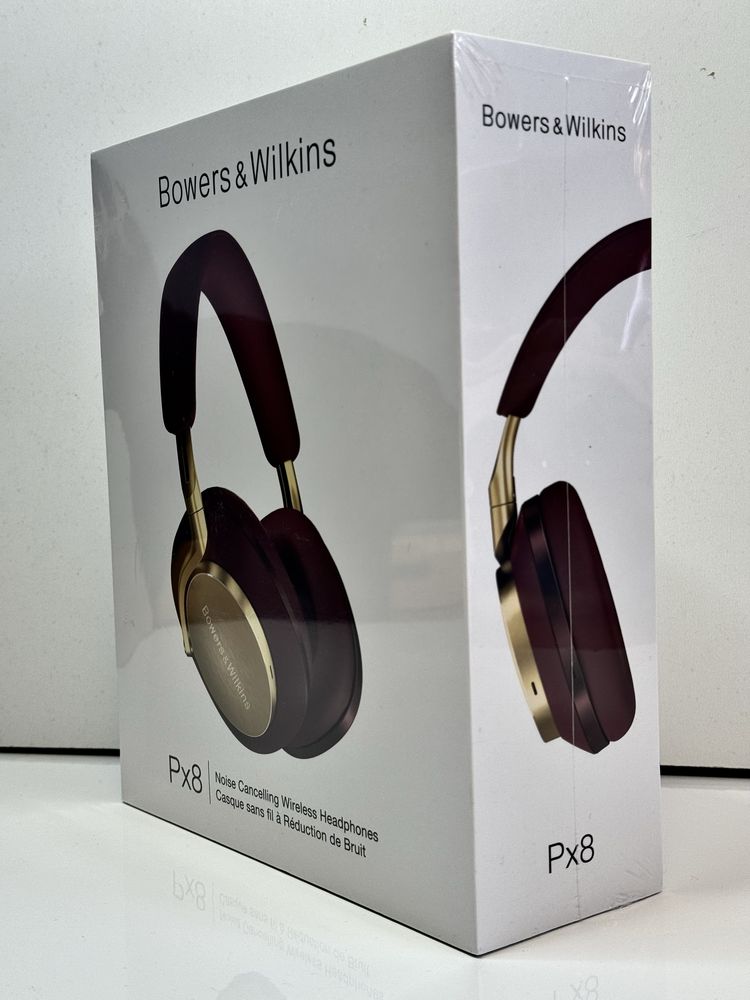 Нові Накладні навушники BOWERS & WILKINS PX8 бордові Гарантія