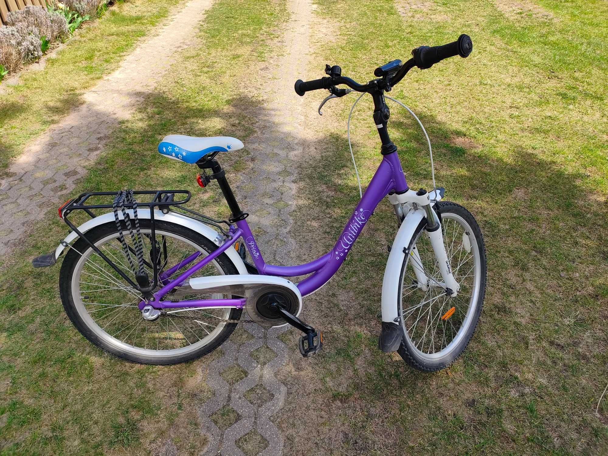 Rower damski dla dziewczynki Unibike princess 24 cale