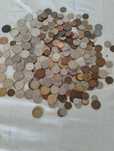 Moedas notas medalhas