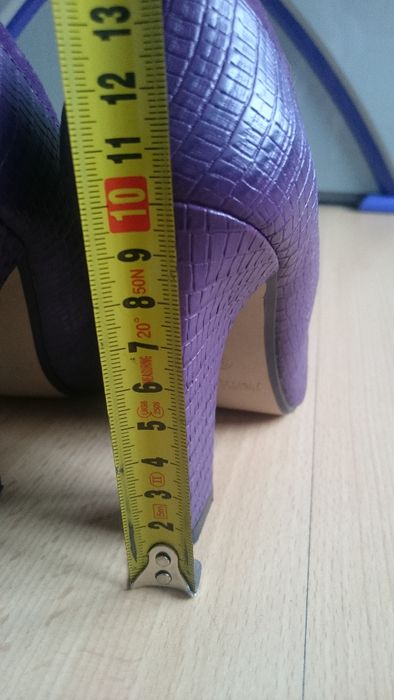 Czółenka półbuty JENNIFER 35 fioletowe jak nowe