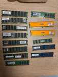 Zestaw RAM DDR1 DDR2 DDR3 komplet w tym GeIL 2x2GB i Hynix 2x2GB