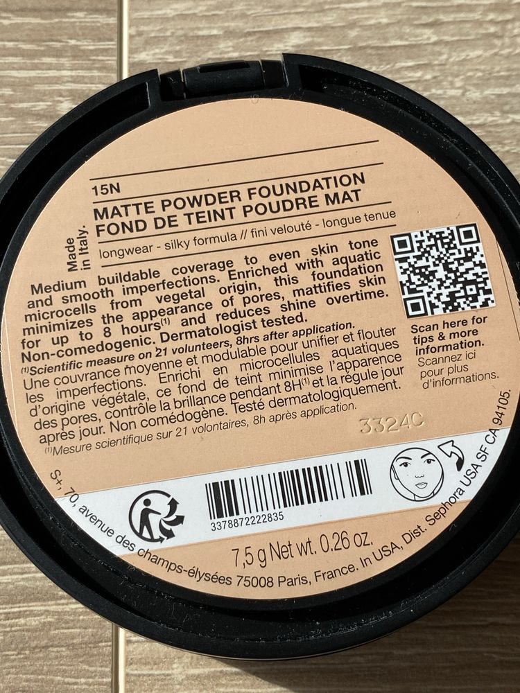 Sephora Collection Best Skin Ever Mat kompaktowy podkład w pudrze