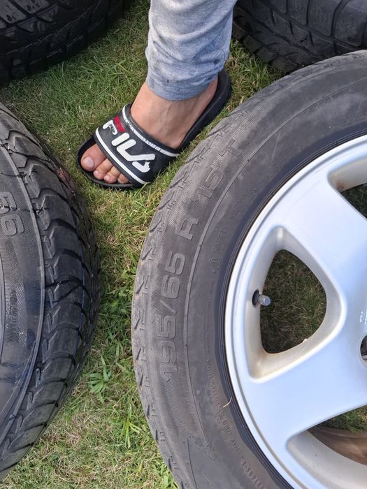 Felgi aluminiowe 15” + opony zimowe 195/55 R15