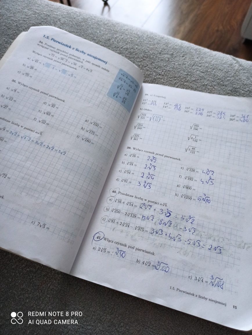 Matematyka 1 zeszyt ćwiczeń