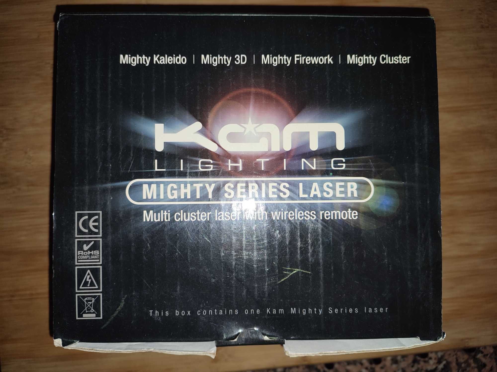 Laser KAM Lightning Mighty 3D Cluster DMX Laser (150mW Red & Green)