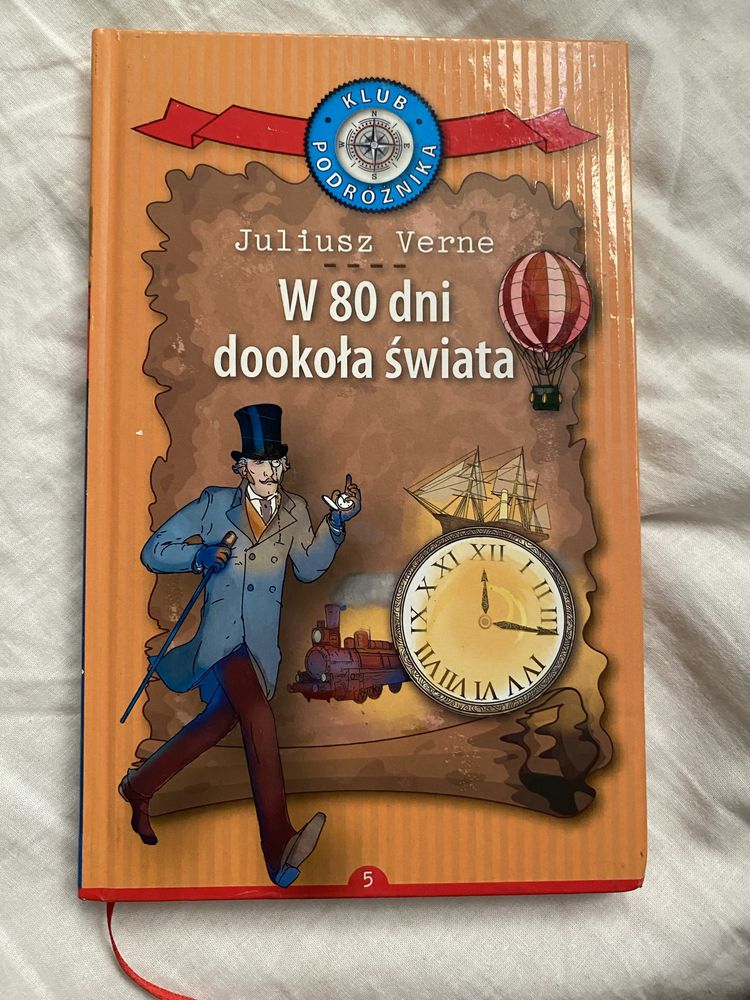 Książka pt. „W 80 dni dookoła świata”