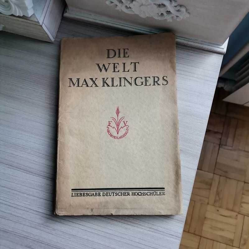 Max Klinger The Welt 1914 vintage album niemiecki symbolizm sztuka