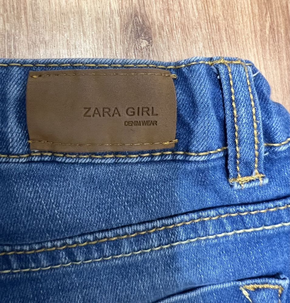 Spodnie dziewczęce jeansowe ZARA GIRL 110 cm