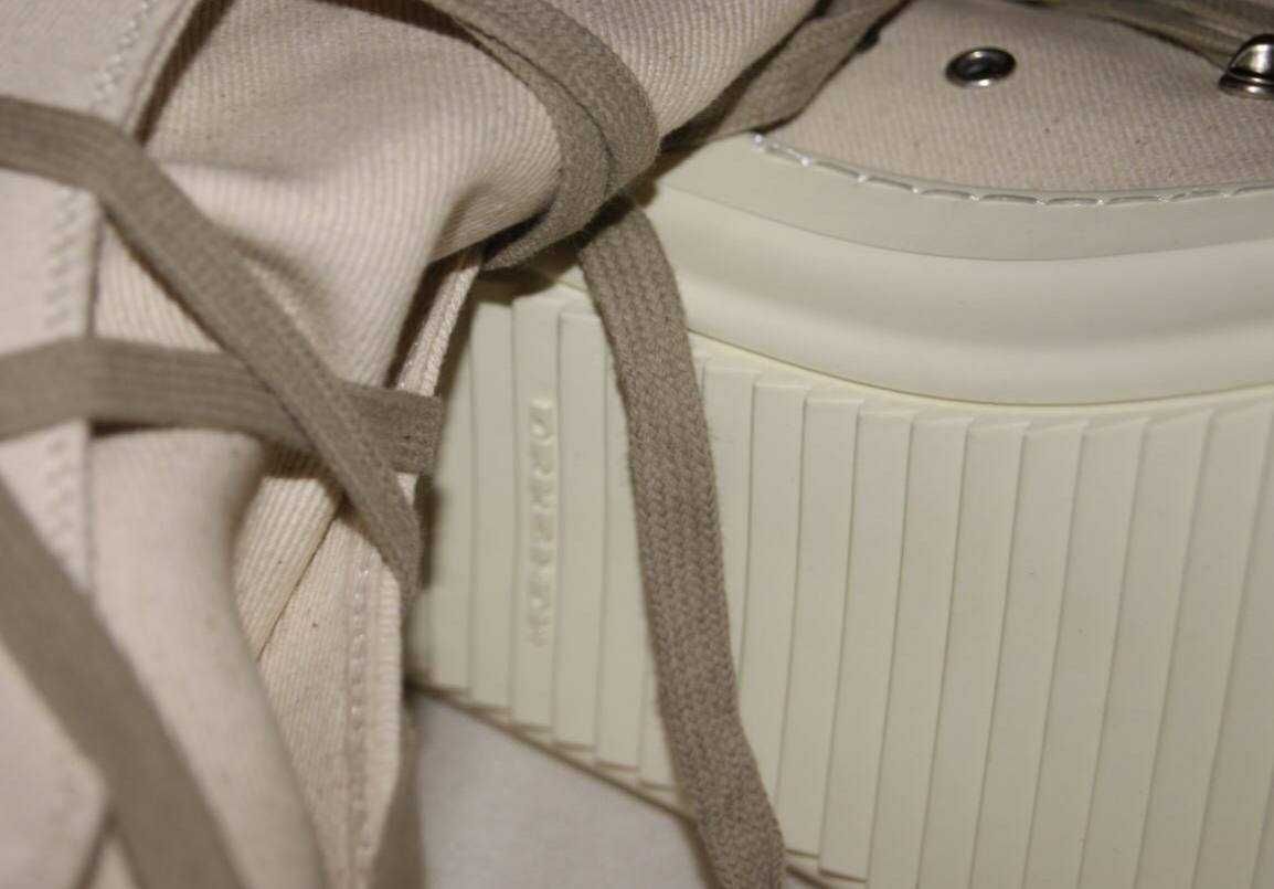 Rick Owens Hexagram Ramones in Natural 43 44