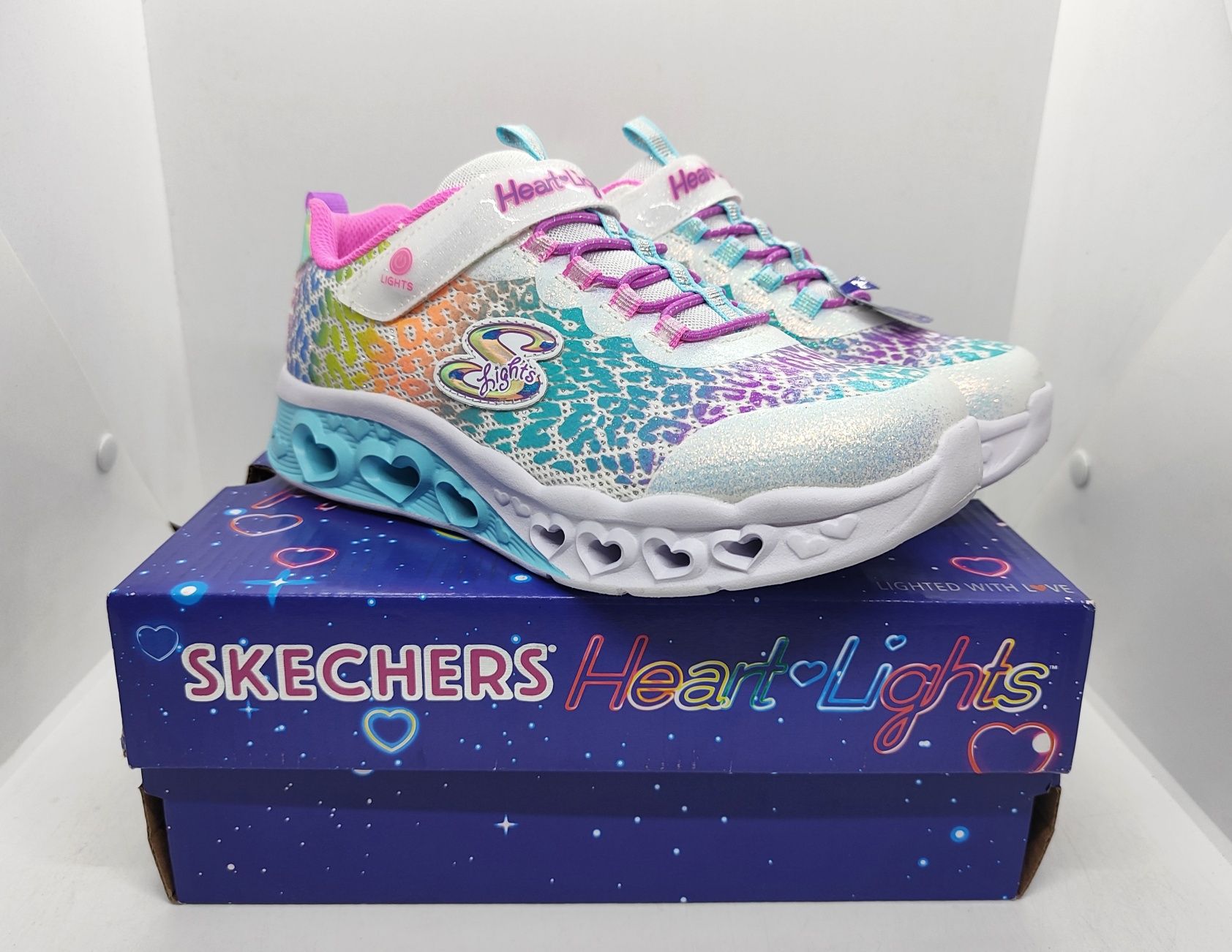 яркие 21,7см кроссовки Skechers Light оригинал