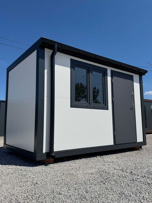 Pawilon 3,5m x 2,2m z płyty warstwowej 100mm Stróżówka Domek Dostawa