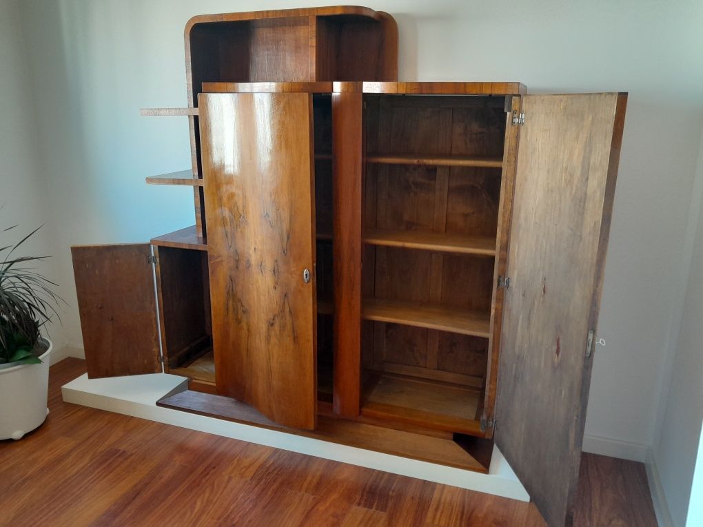 Móvel com estante Art Deco
