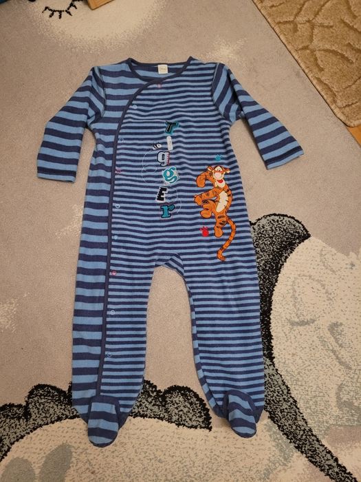 Piżamka polarowa Tygrysek/ pajacyk 92