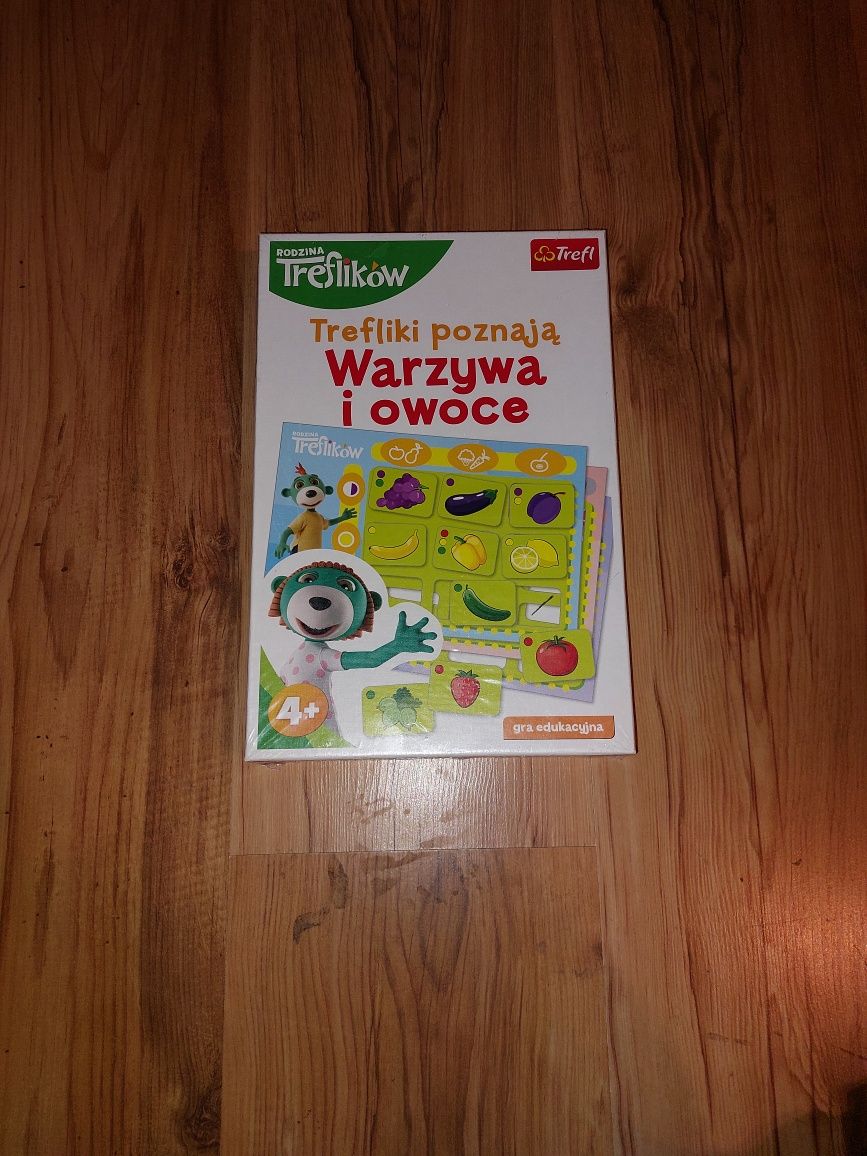 Trefliki poznają warzywa I owoce, NOWA gra, w folii