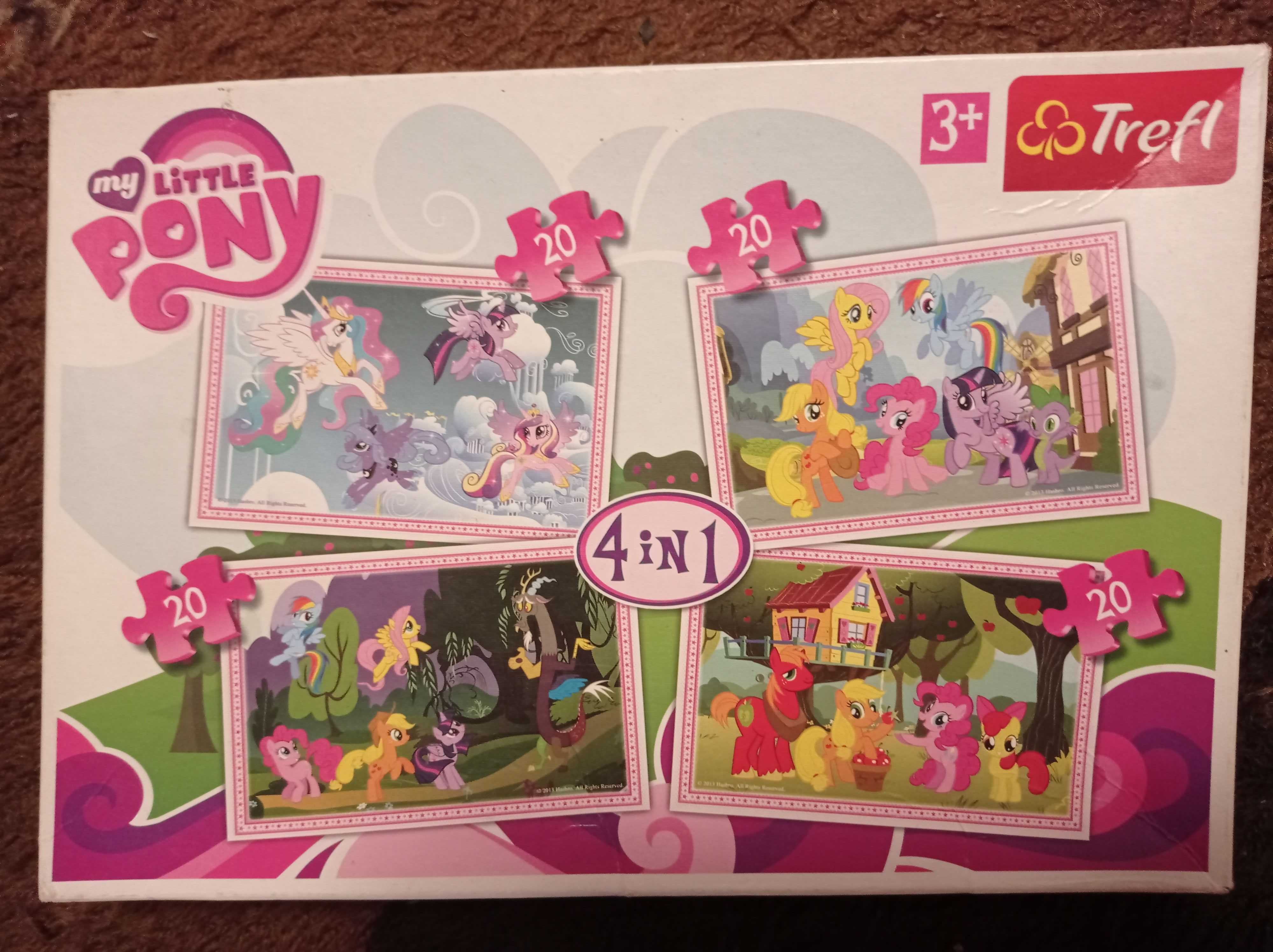 puzzle Little Pony 4 w 1