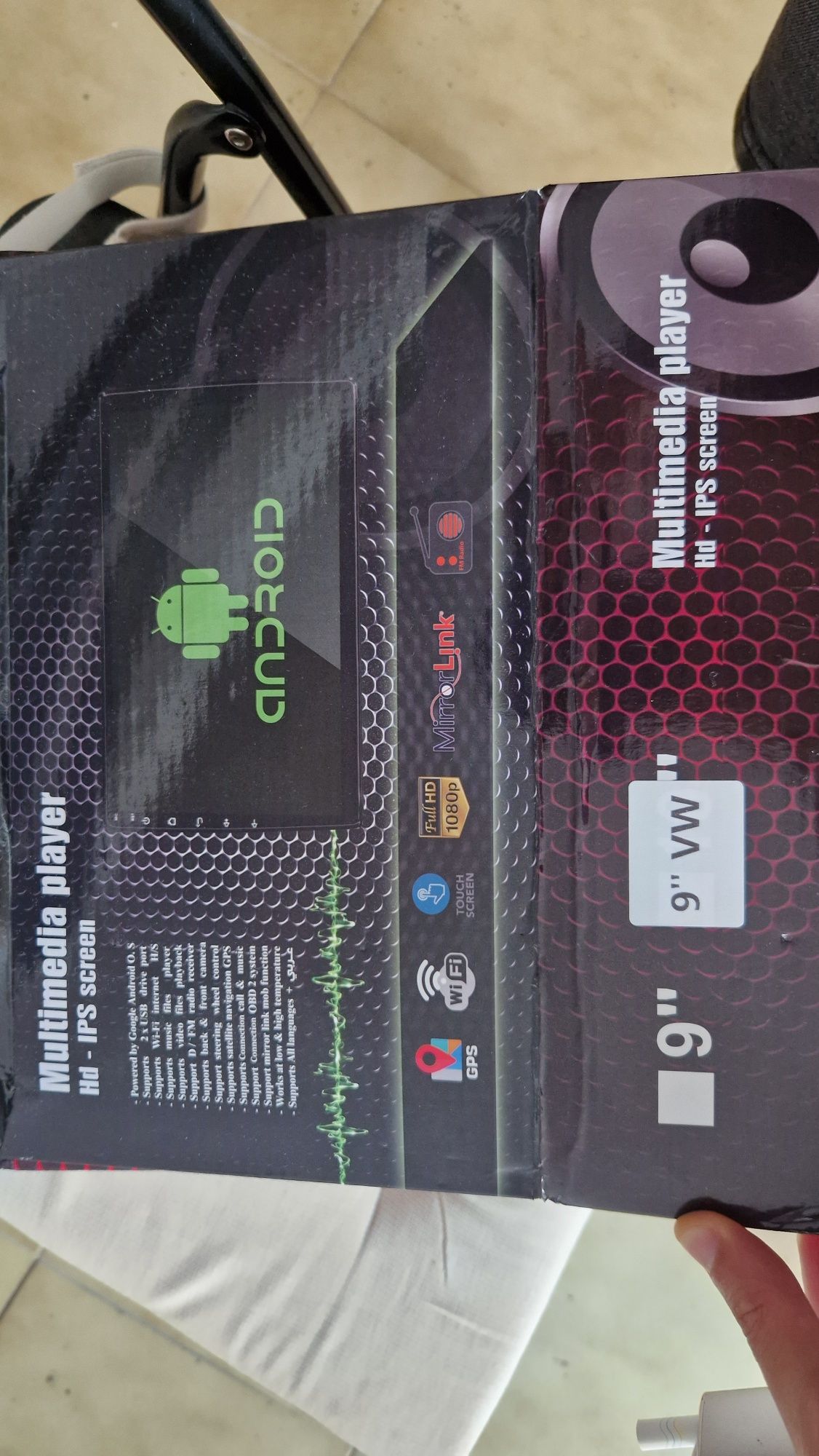 Auto Radio Android 9 polegadas Volkswagen Group
