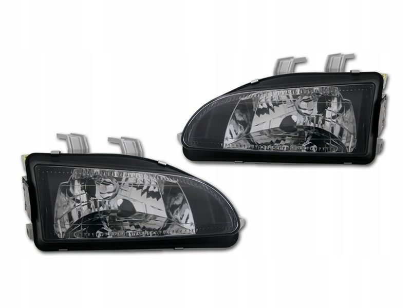 reflektory lampy kpl clear black chrom tuning honda civic 5 v eg ej eh 91-