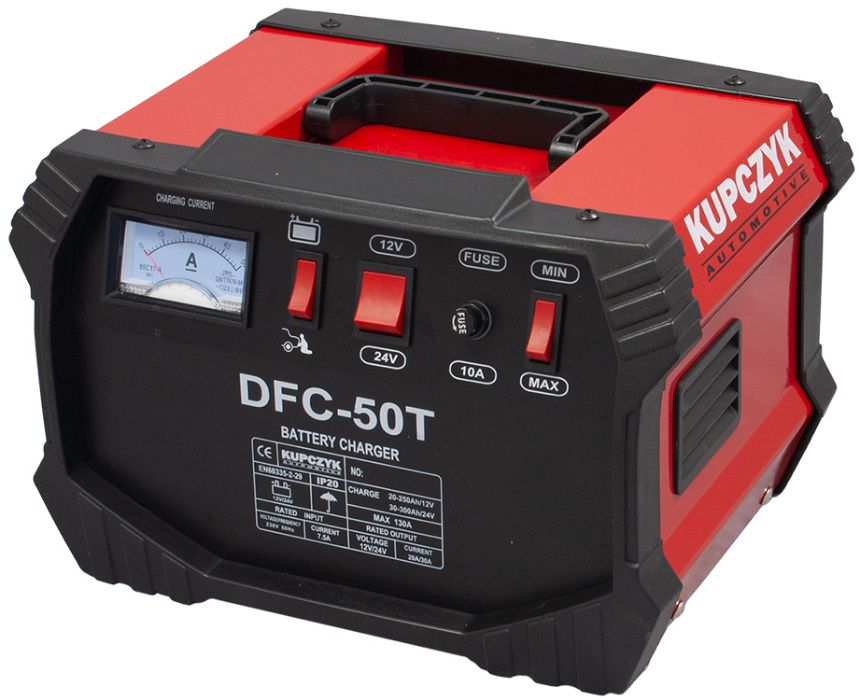 Prostownik do Ładowania + Rozruch 12v / 24v DFC-50T Kupczyk