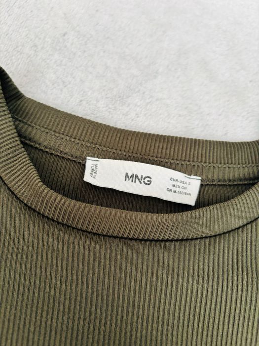 Zielona damska koszulka Mango