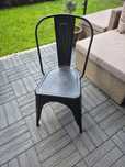 Krzeslo metalowe loft